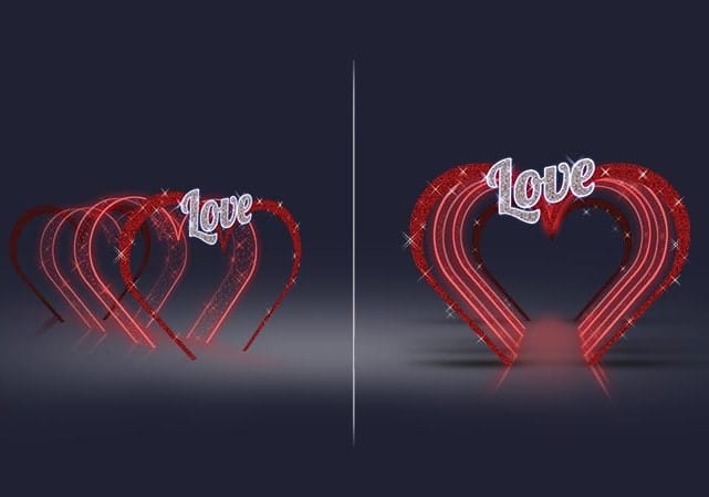 Tunel SERCE "LOVE"